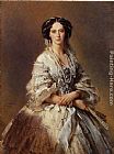 Franz Xavier Winterhalter Famous Paintings - The Empress Maria Alexandrovna of Russia